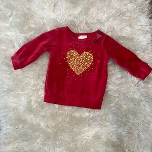 First Impressions Girls 3-6 months long sleeve shirt. NWT